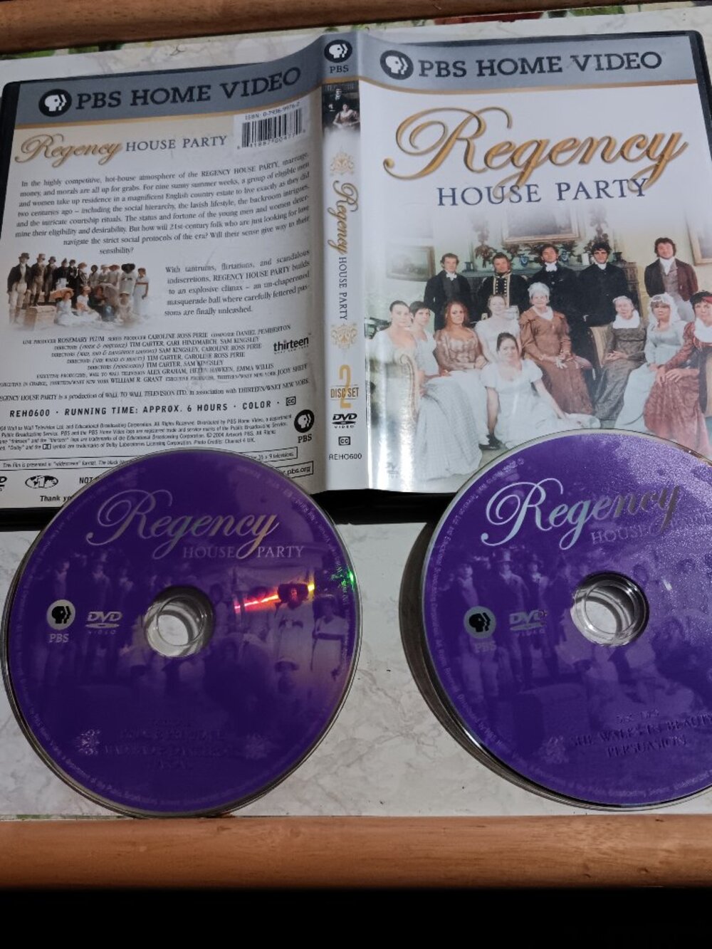 Regency House Party (DVD, 2004, 2-Disc Set) PBS Home Video RARE Tested Works